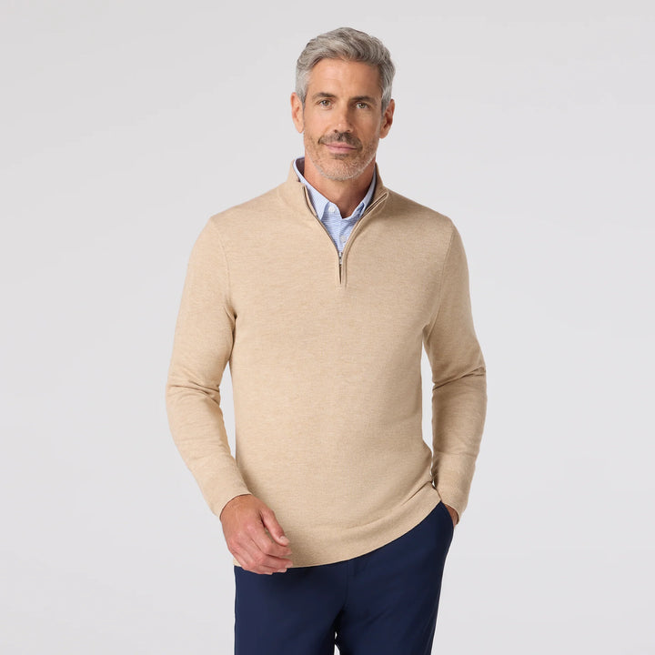 Heritage Quarter Zip - Khaki