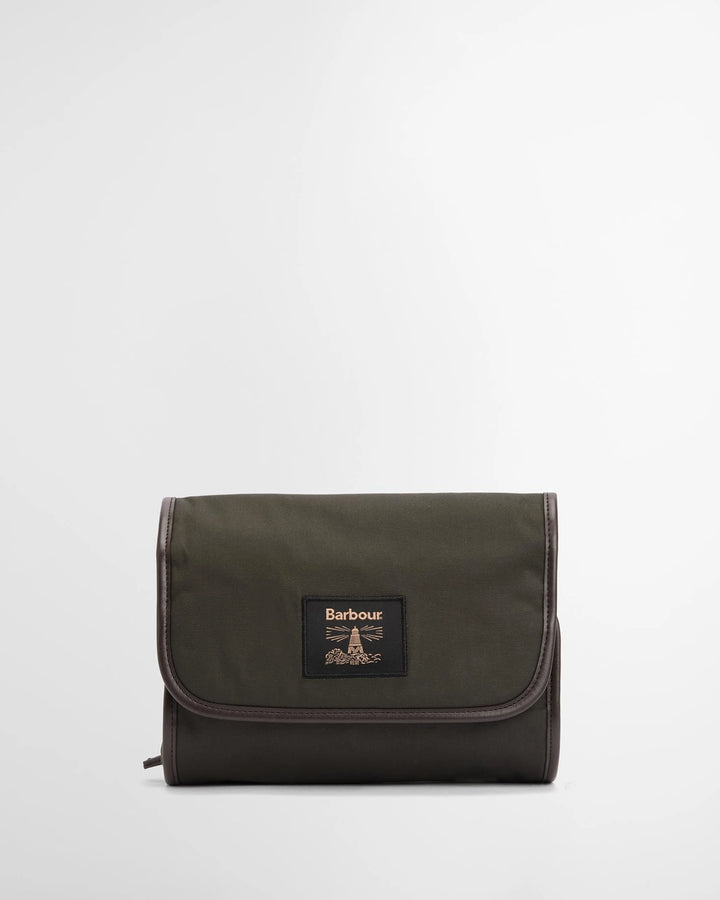 Waxed Hanging Washbag