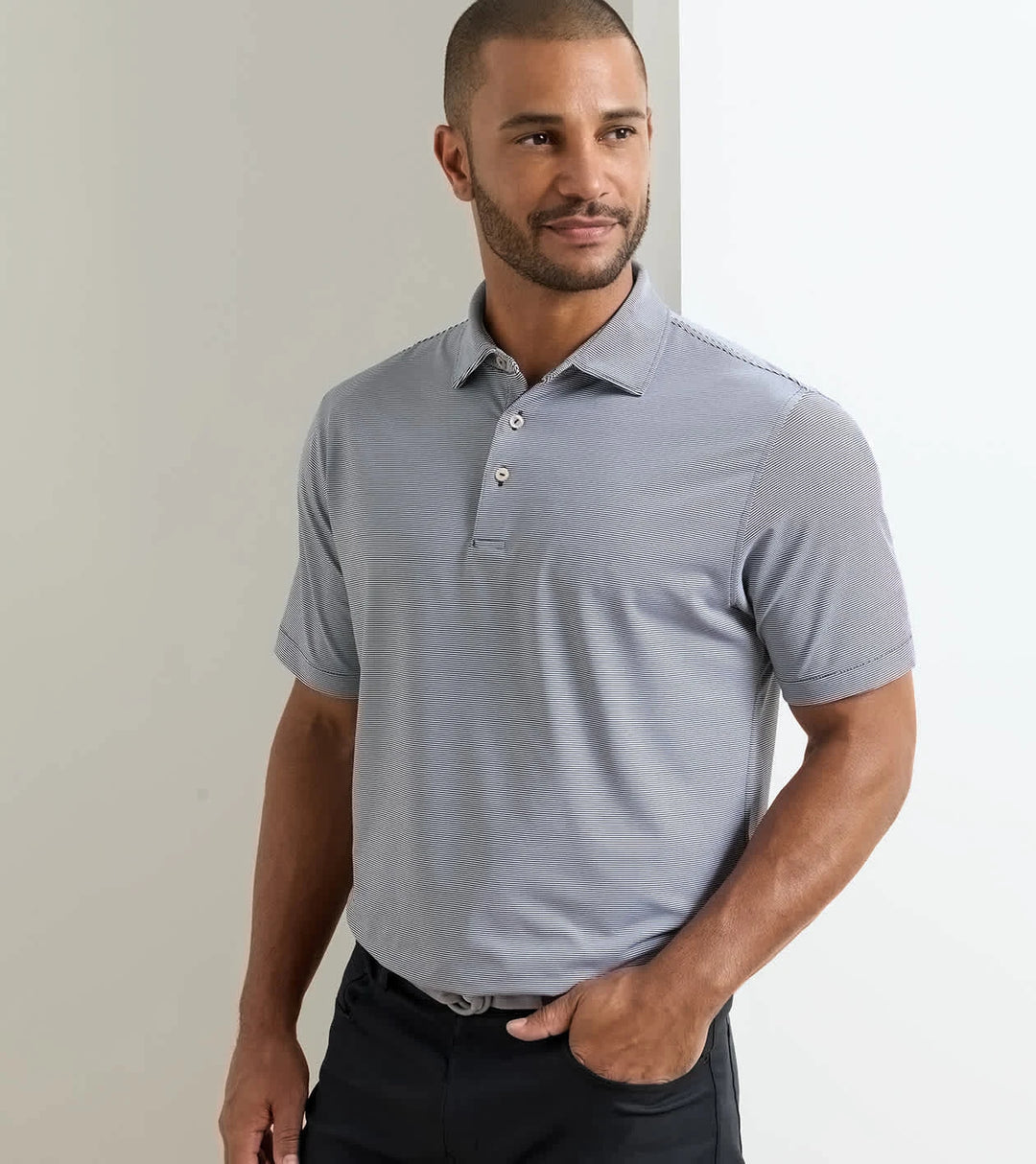 Alabama Peter Millar Jubilee Stripe Black Classic A