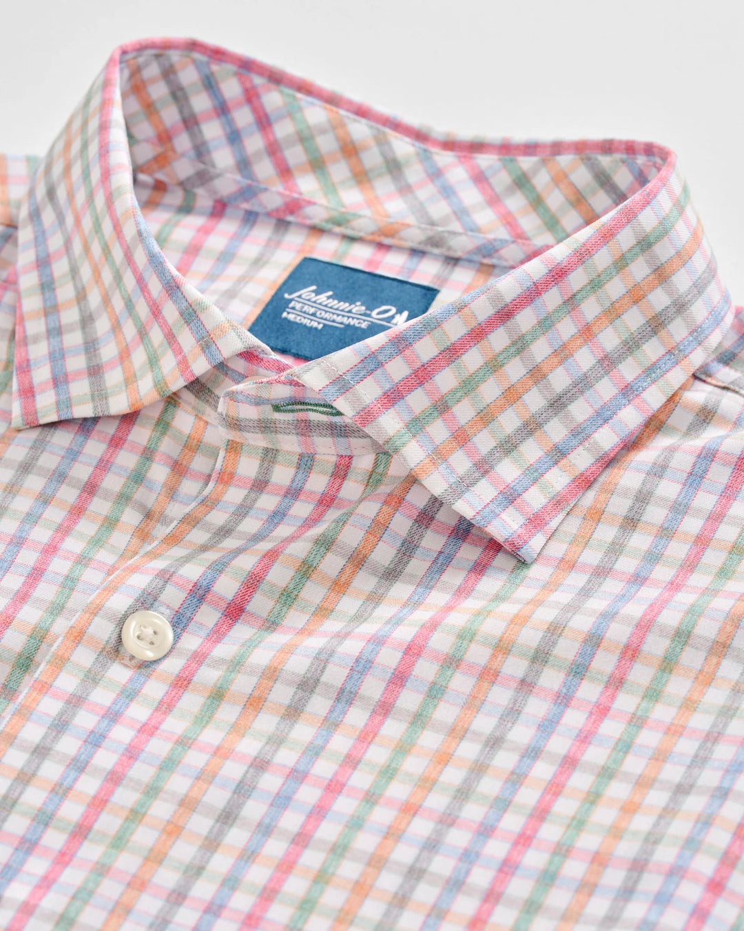 Johnnie-O Albie Perf Button Down White