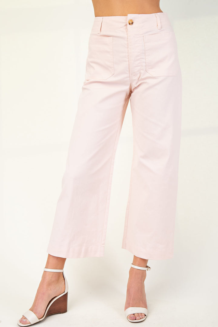 Alexia Cropped Pants Powder Pink