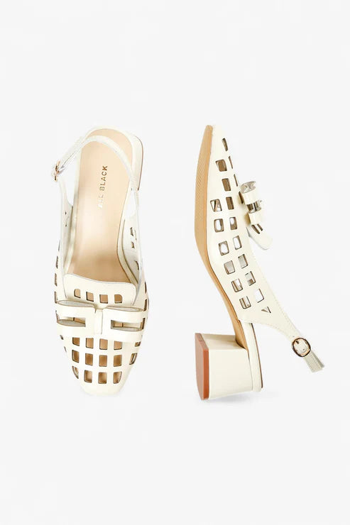 All Black CC Block Sandal – Beige