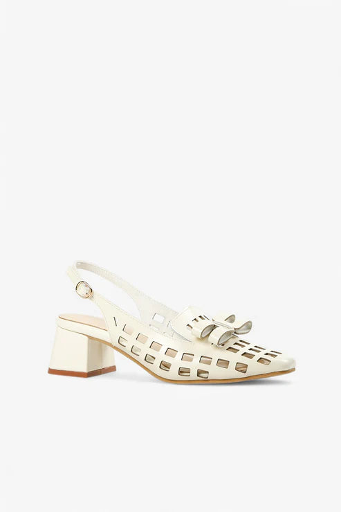 All Black CC Block Sandal – Beige