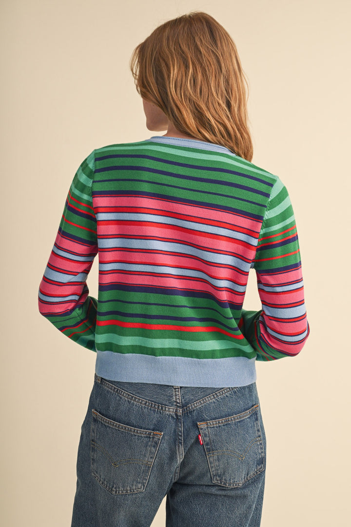 Multicolor Sweater Cardigan