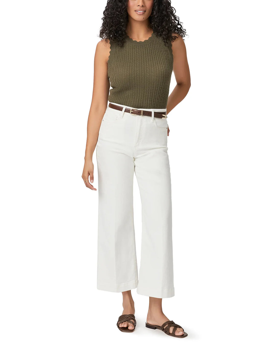 Anessa Wide Leg Light Ecru