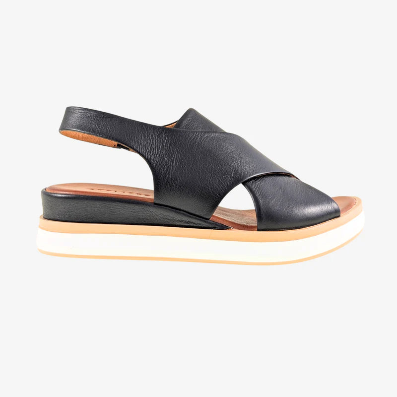 Ateliers Cartagena Sandal – Black Leather