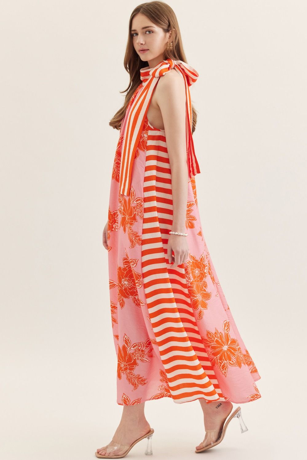 Audrey Midi Dress Pink