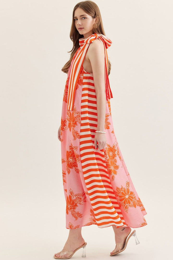 Audrey Midi Dress Pink