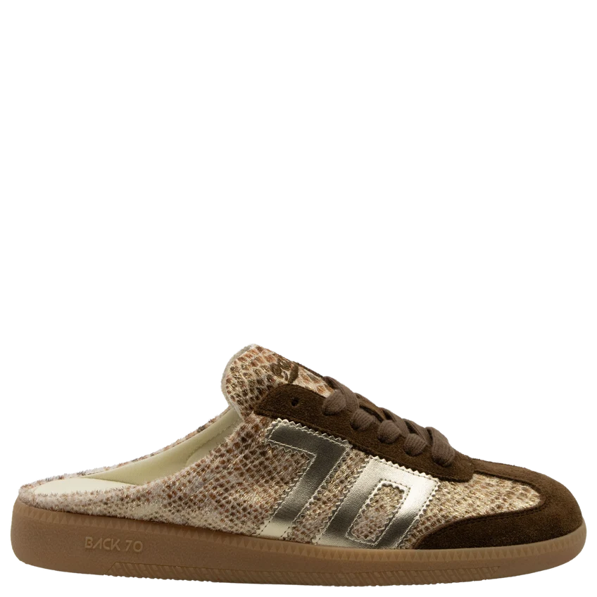Easter Backless Sneakers - Snake Gold