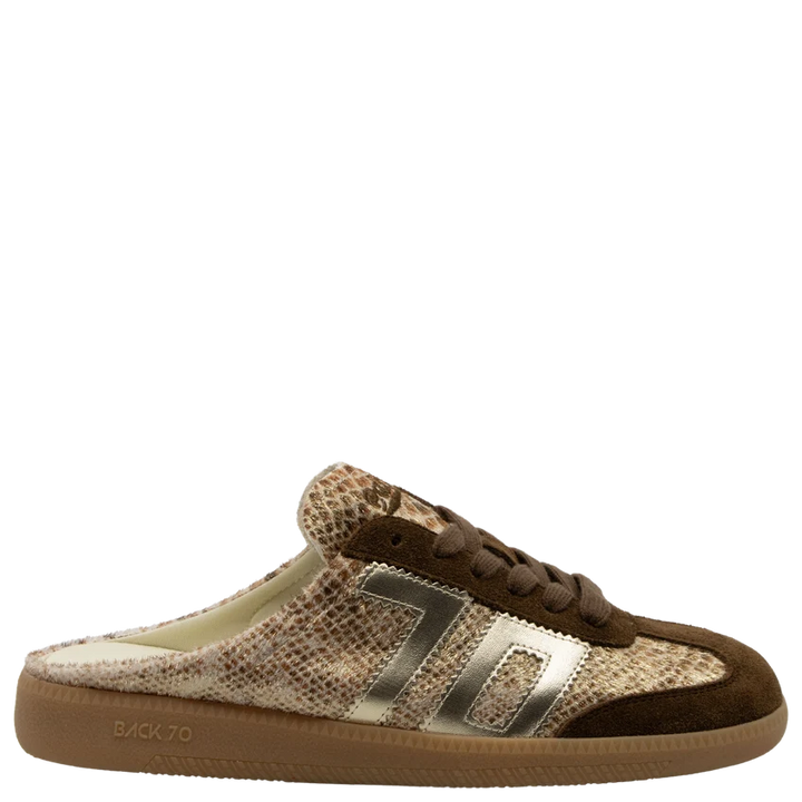 Easter Backless Sneakers - Snake Gold