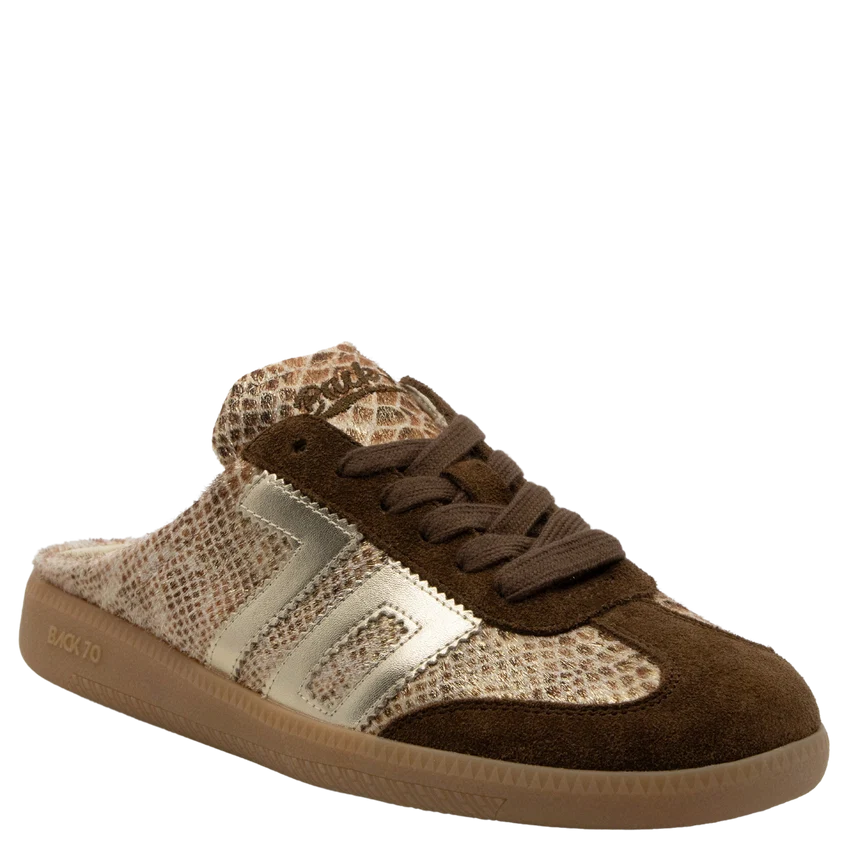 Easter Backless Sneakers - Snake Gold