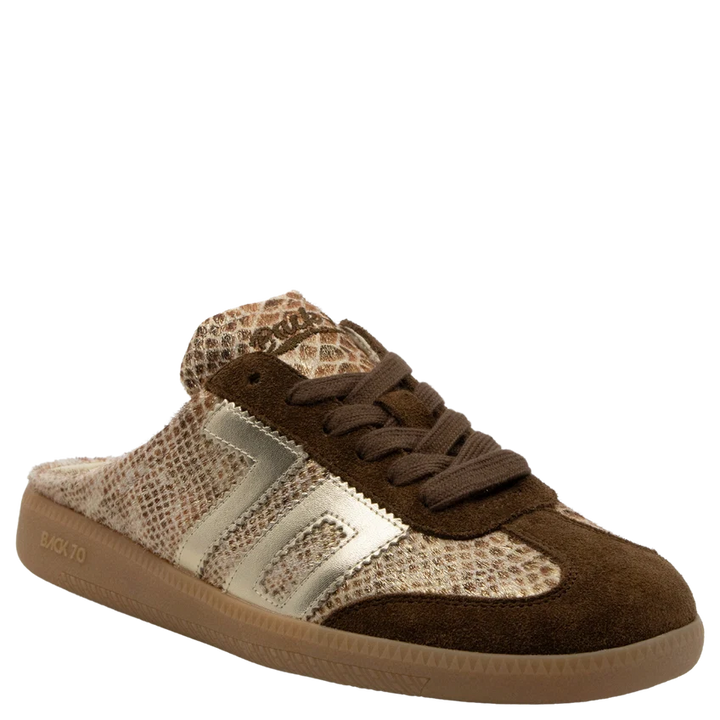 Easter Backless Sneakers - Snake Gold