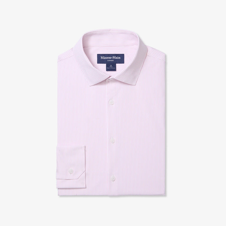 Mizzen+Main Leeward Pink Salt Banker Stripe