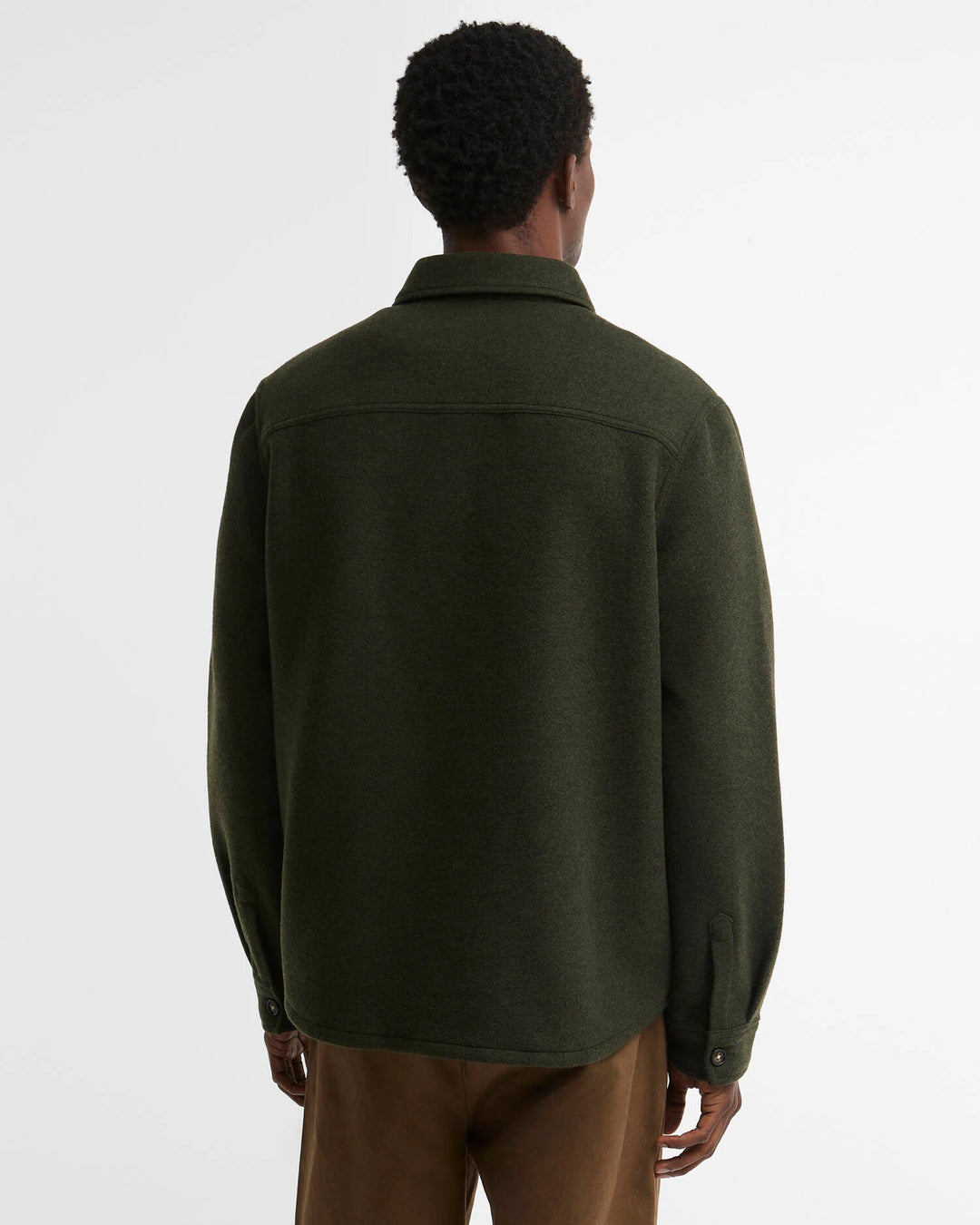 Marltown Wool Blend Overshirt - Sage