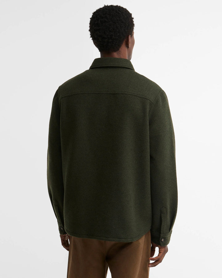 Marltown Wool Blend Overshirt - Sage