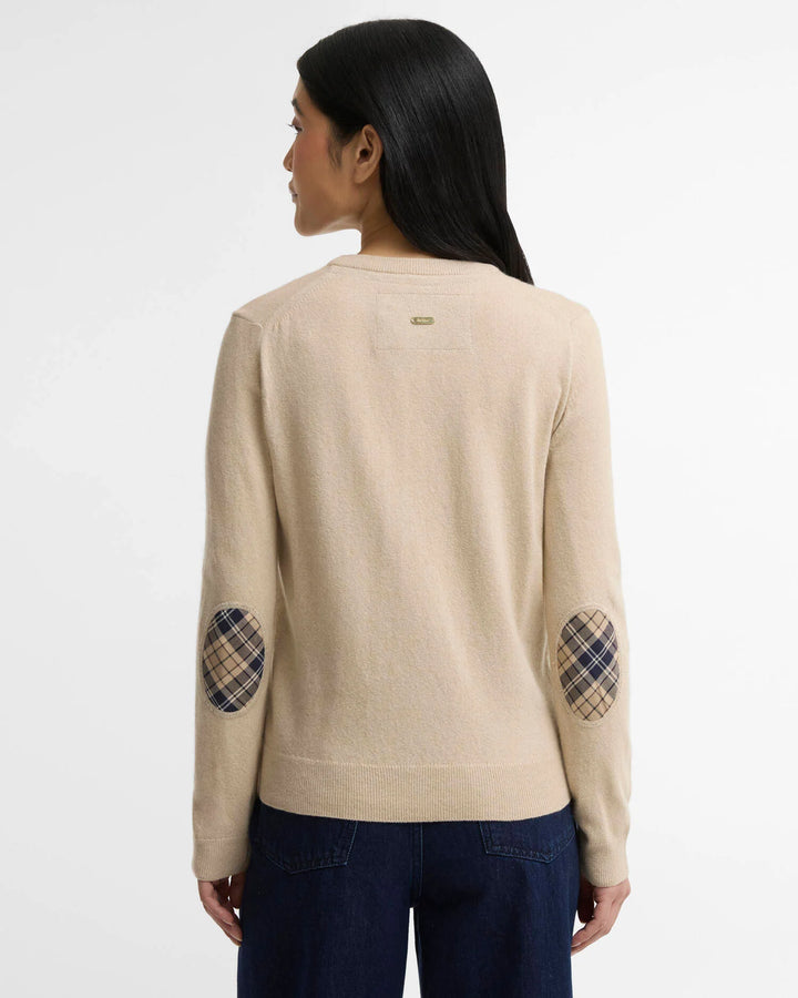 Pendle Cardigan - Honey/Birchwood Tartan