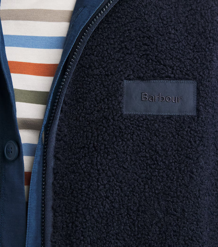 Reversible Fleece Gilet - Navy
