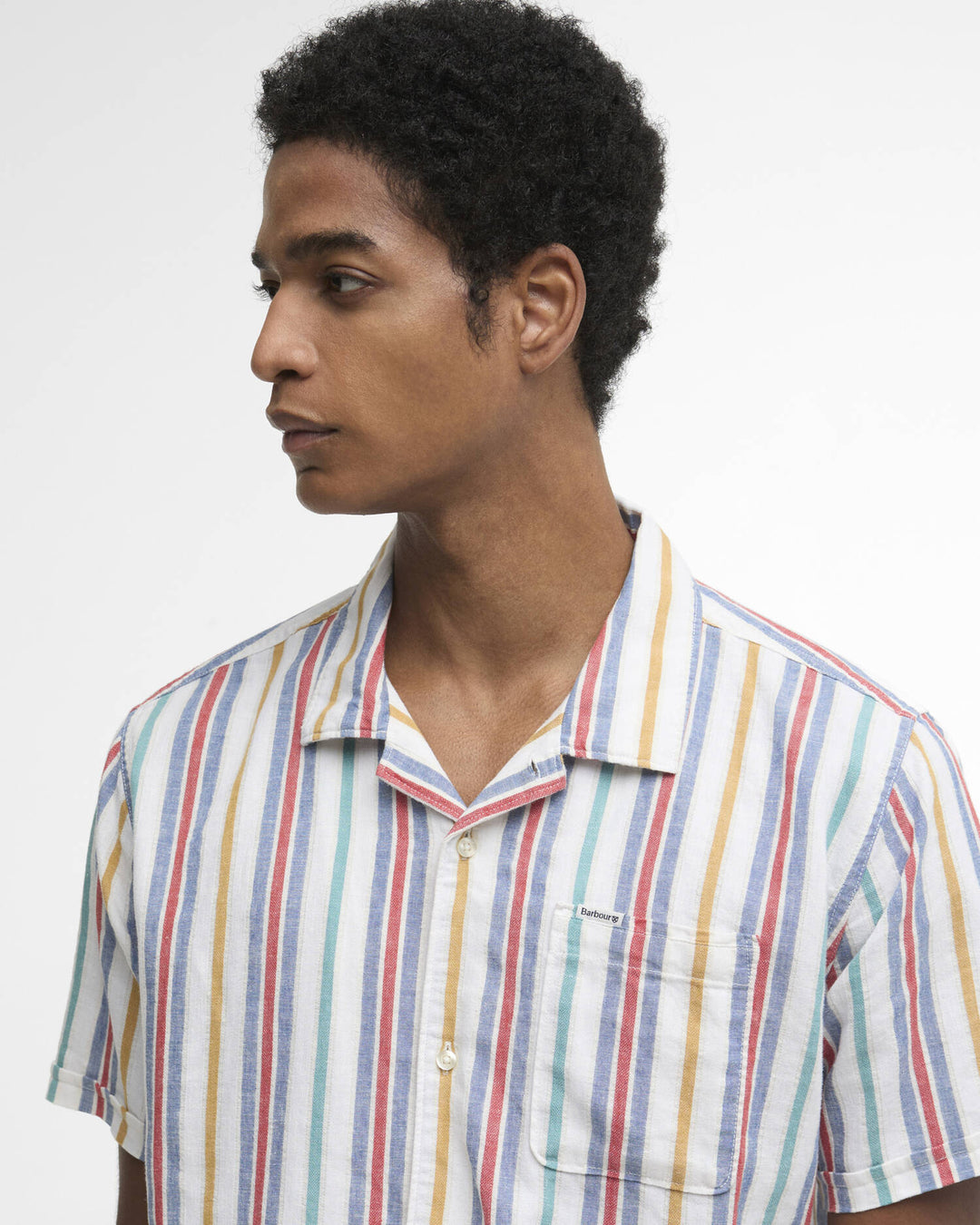 Barbour Waterbay Striped Shirt White
