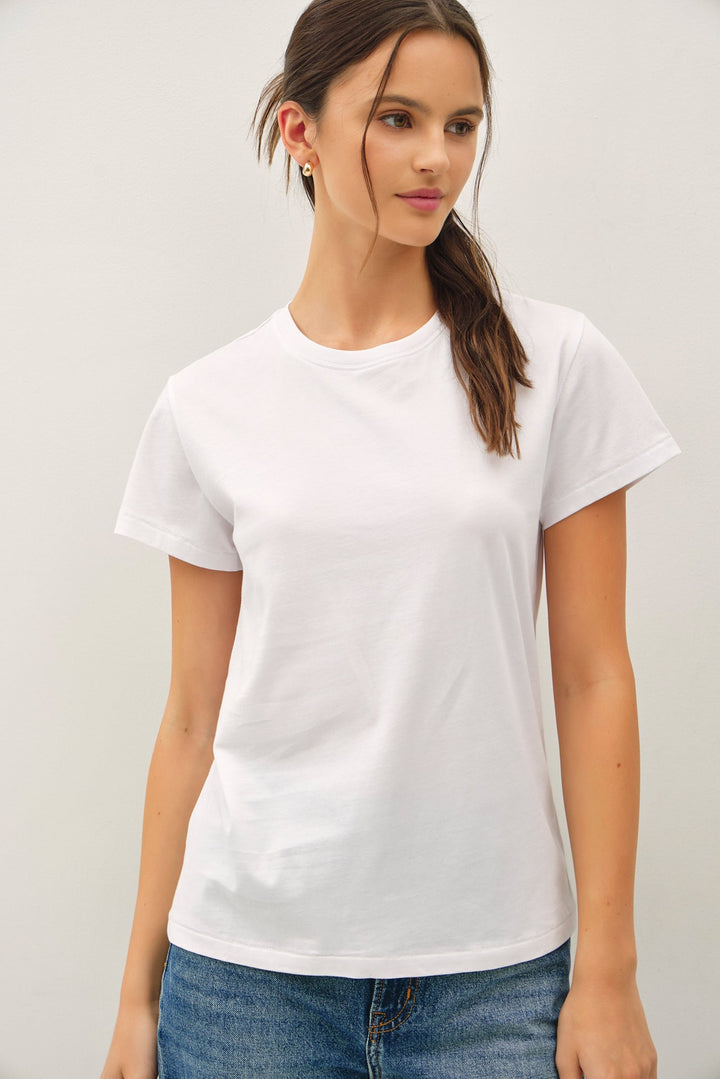 Cotton Jersey Tee - Off White
