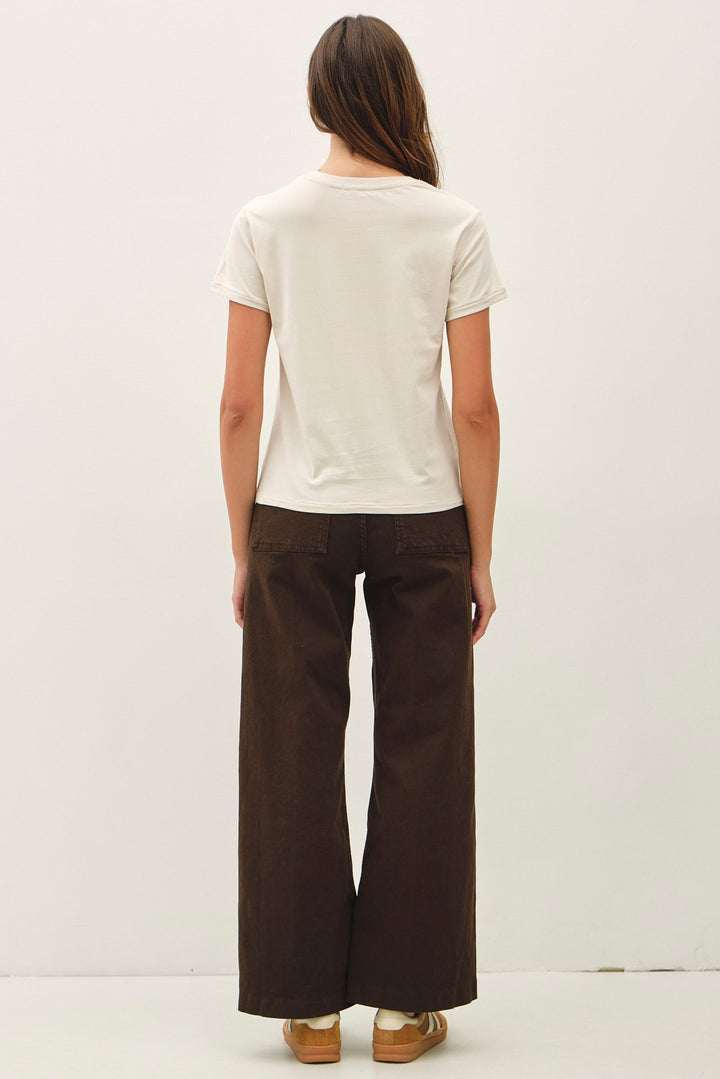 Cotton Jersey Tee - Stone