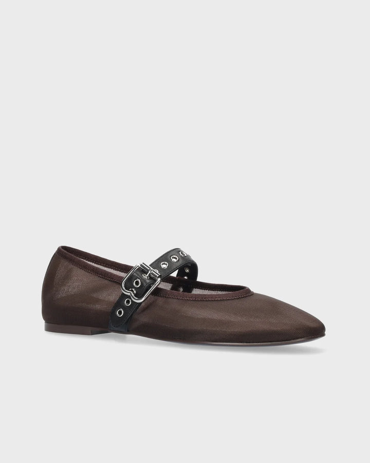 Arlo Ballerinas - Dark Brown