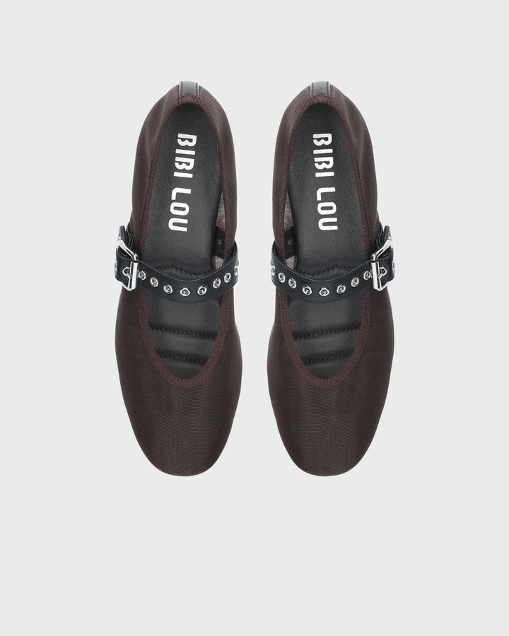 Arlo Ballerinas - Dark Brown