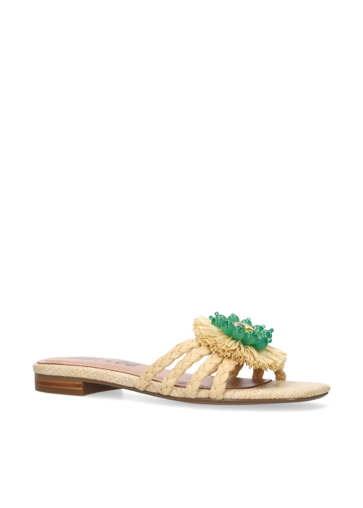 Bibi Lou Vavin Flower Slide – Natural