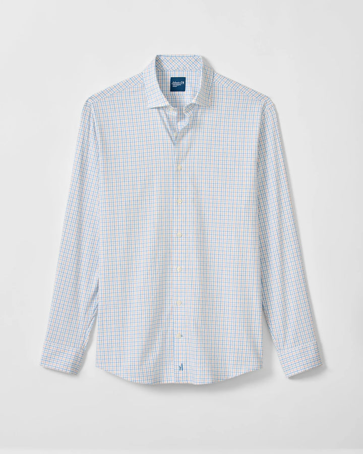 Johnnie-O Briney Perf Button Down Lapis