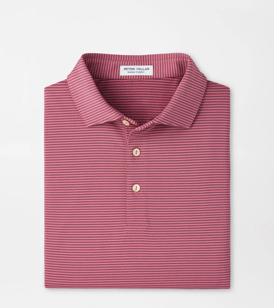 Peter Millar Bolt Polo Chili Red