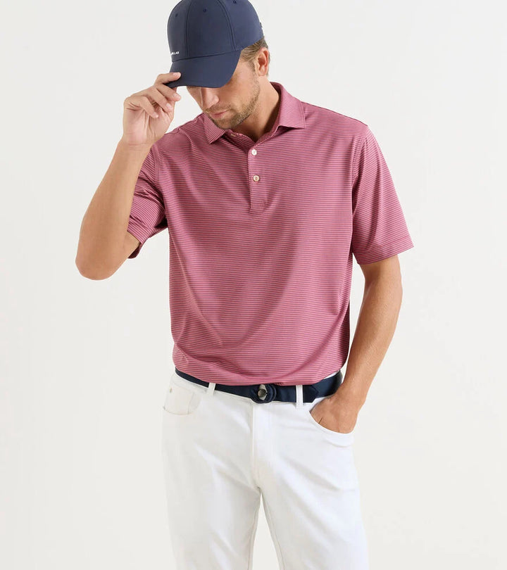 Peter Millar Bolt Polo Chili Red