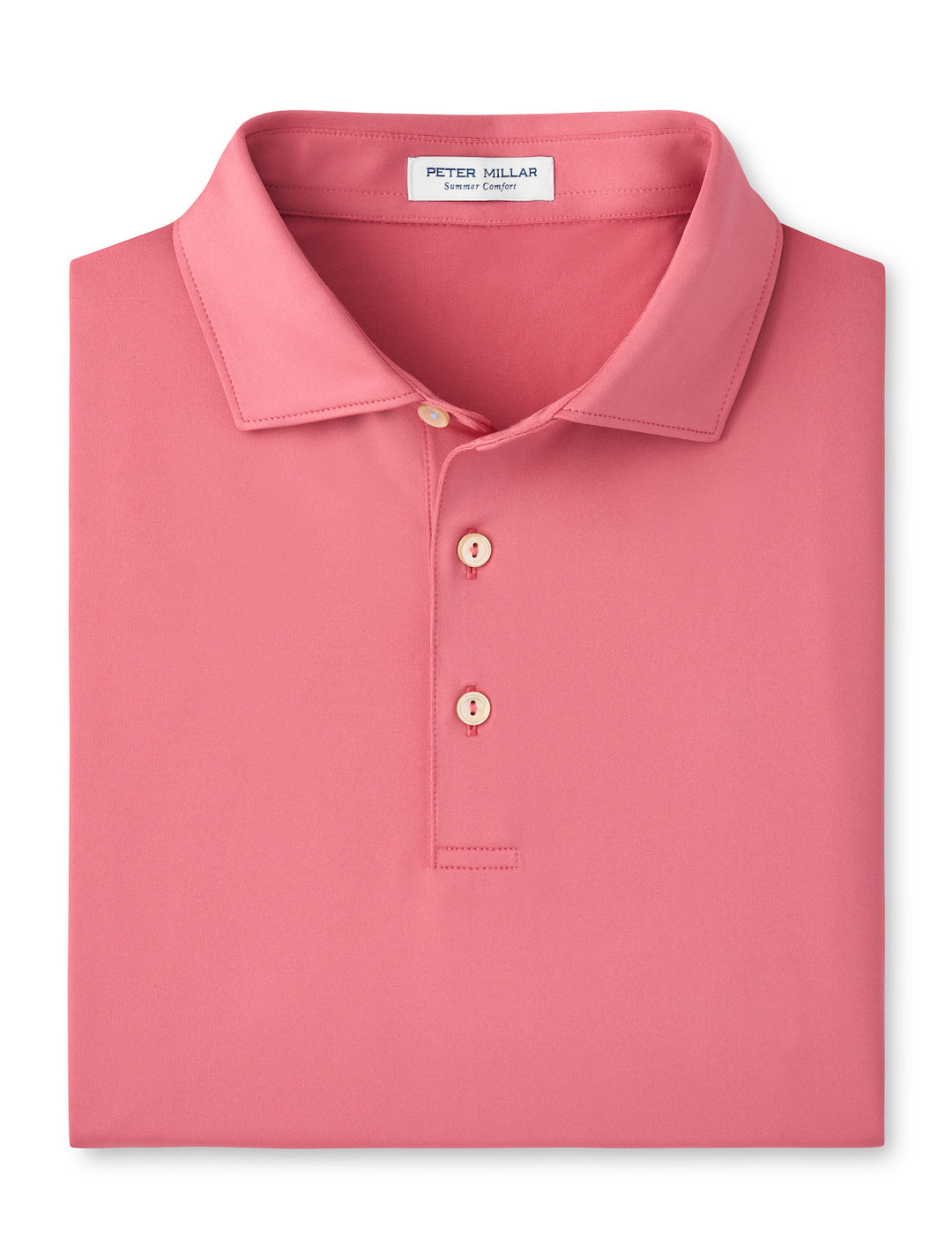 Peter Millar Solid Performance Jersey Polo Chili