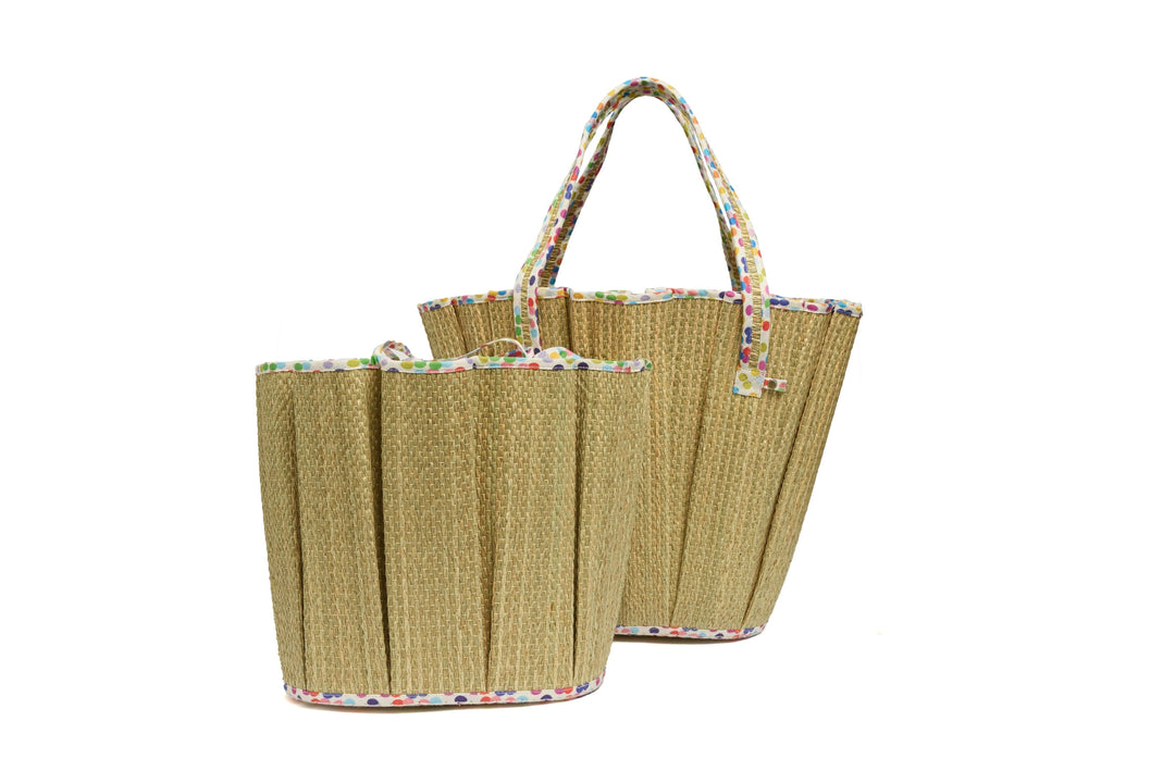 Polka Rainbow Midi Tropez Tote