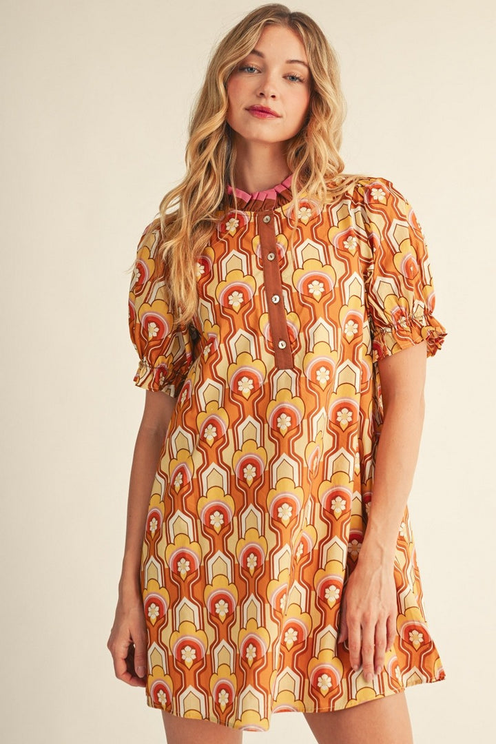 Callie Mini Dress Caramel