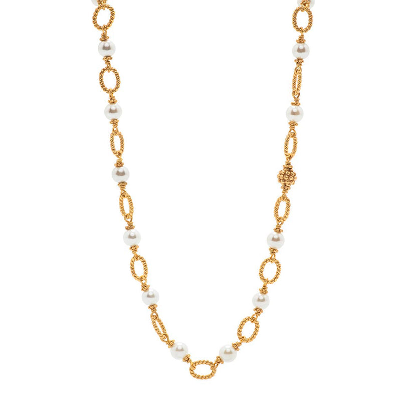 Berry Bead Chain 24" Pearl