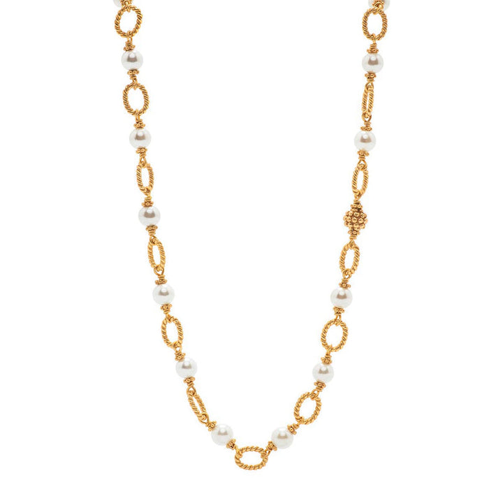 Berry Bead Chain 24" Pearl