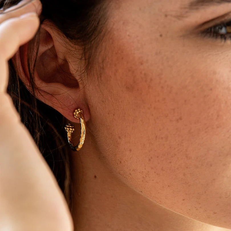 Berry Slice Small Hoop Earrings