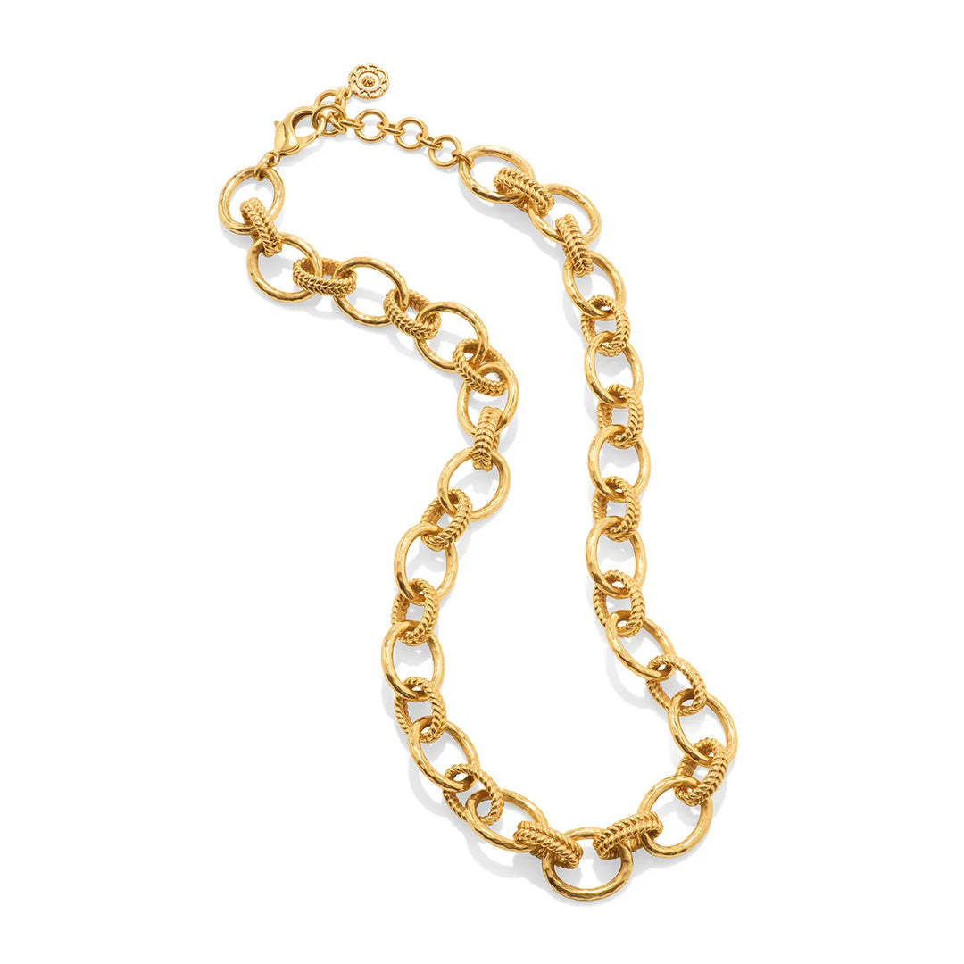 Cleopatra Regal Link Necklace Gold