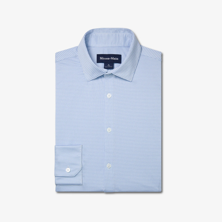 Mizzen+Main Halyard LS Cloud Blue Peter Gingham