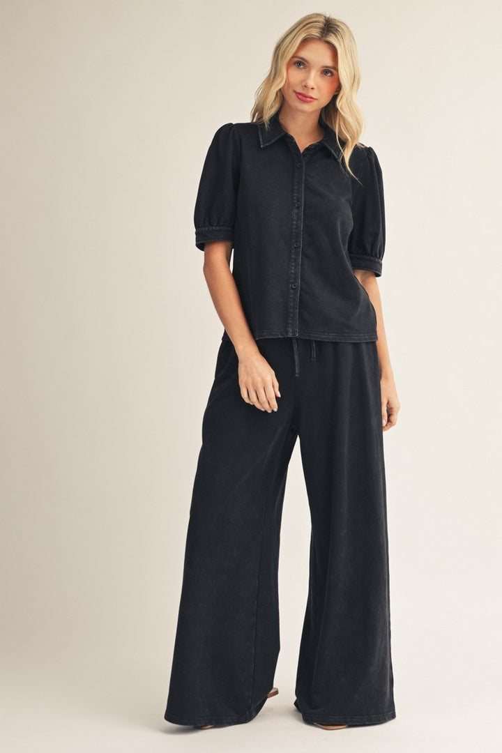 Cecily Two-Piece Set Black