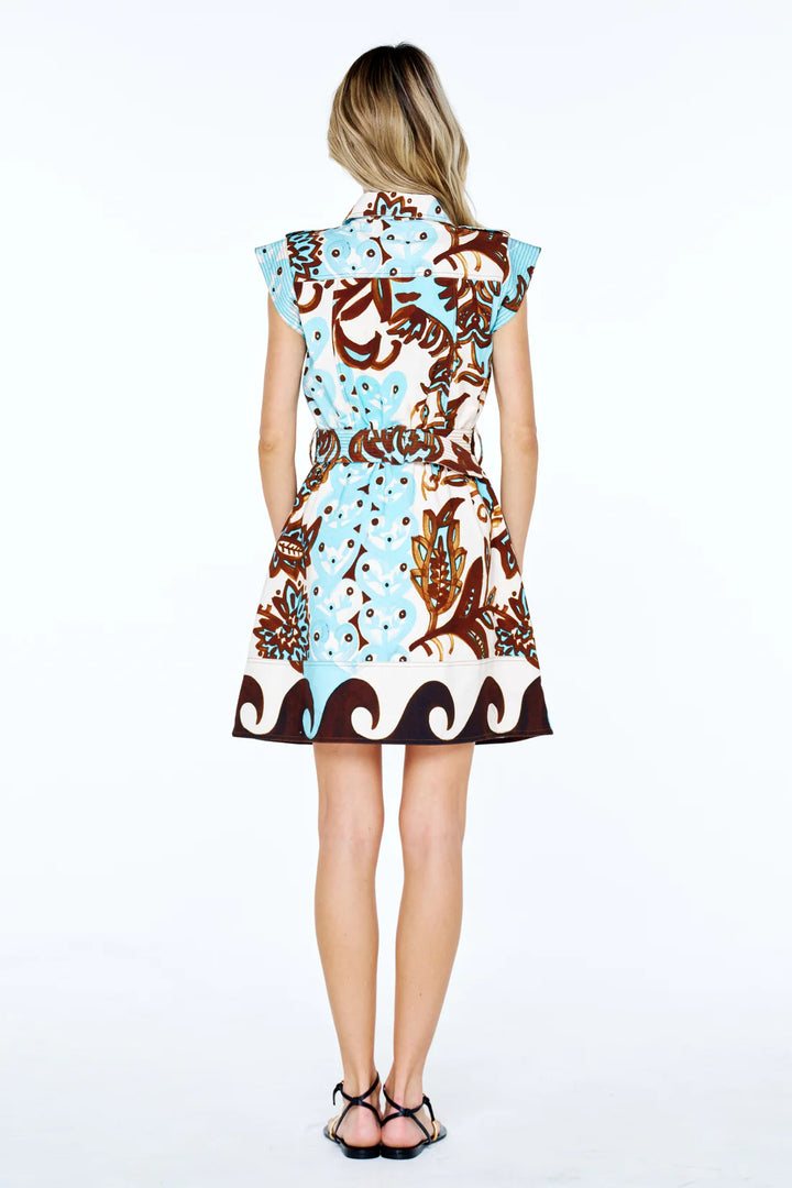 Fay Paisley Print Mini Dress