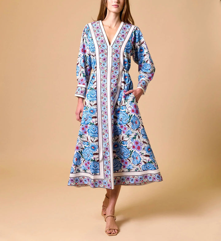Blanche Midi Dress Fluora