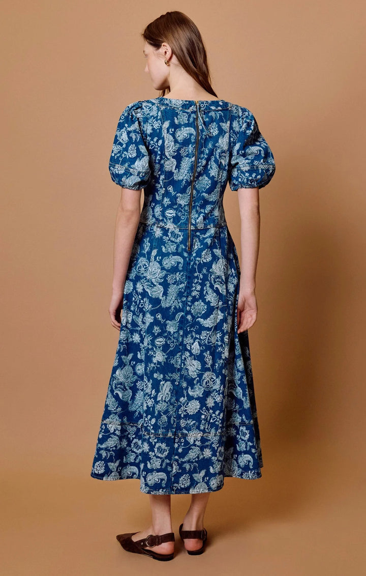 Charlie Midi Dress Bois Laser Print