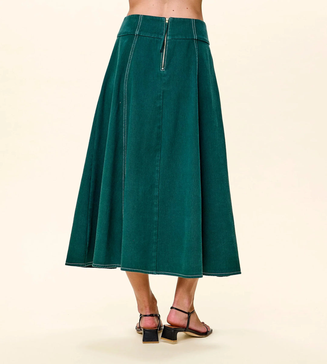 Diana Midi Skirt in June Bug