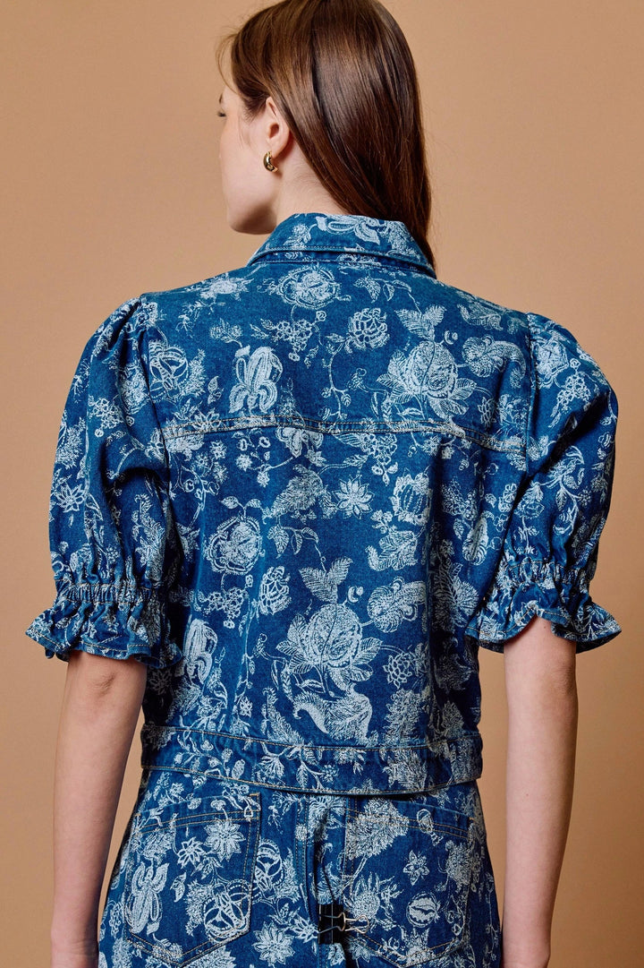 Dorian Jacket Bois Laser Print