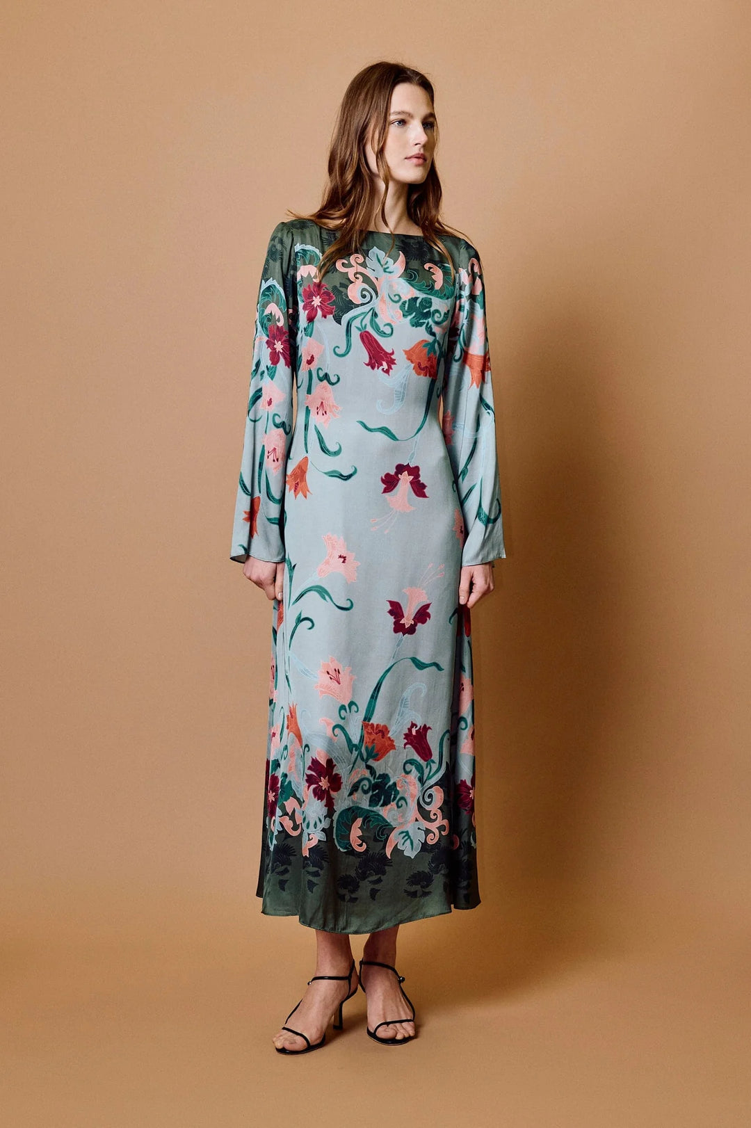 Isobel Ankle Dress - Lys