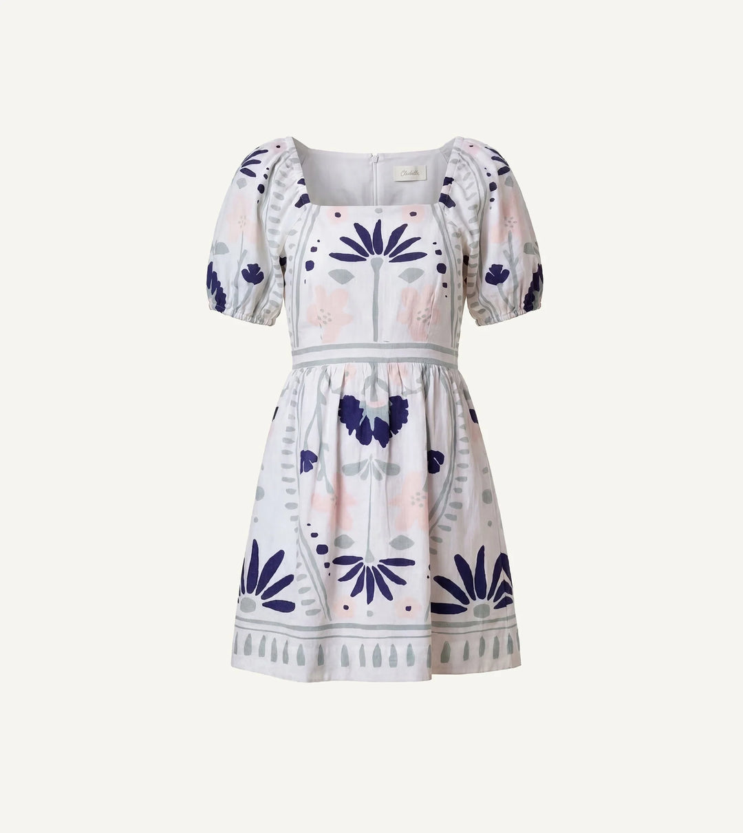 Mariana Mini Dress Liliana Blue Surf Print