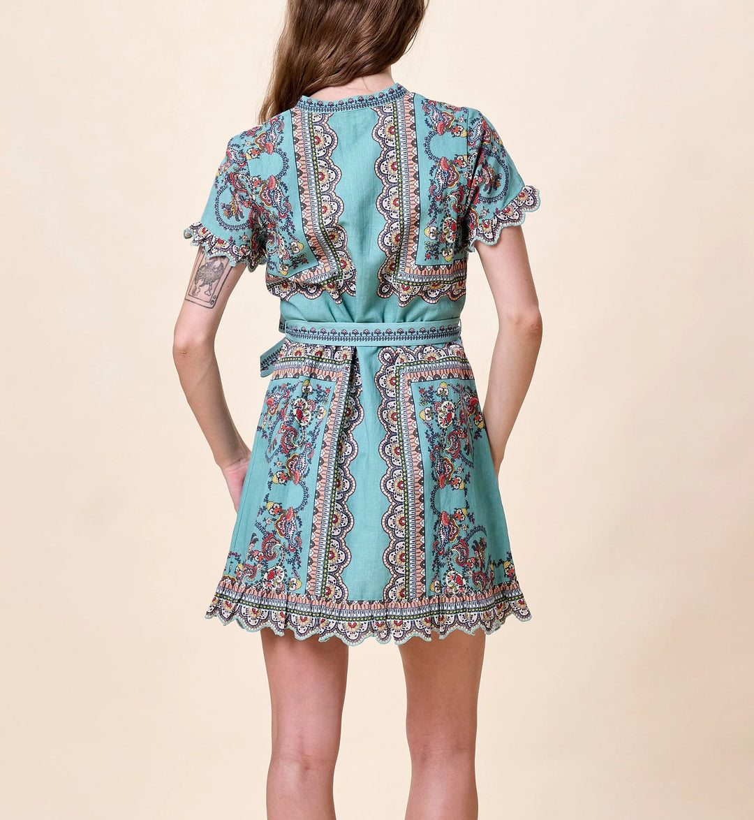 Marni Mini Dress Bleura Print