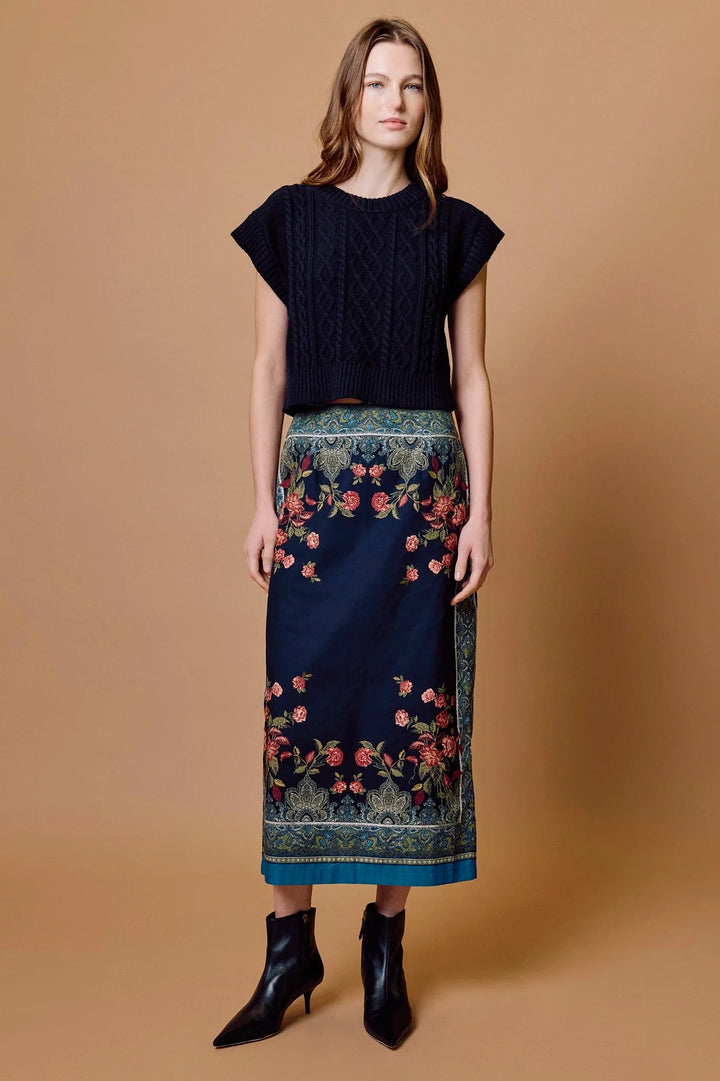 Milena Midi Skirt Eglantine Print