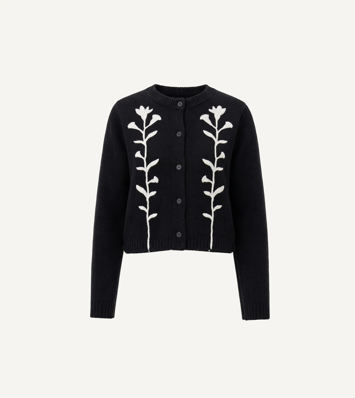 Samantha Sweater - Black Ivory