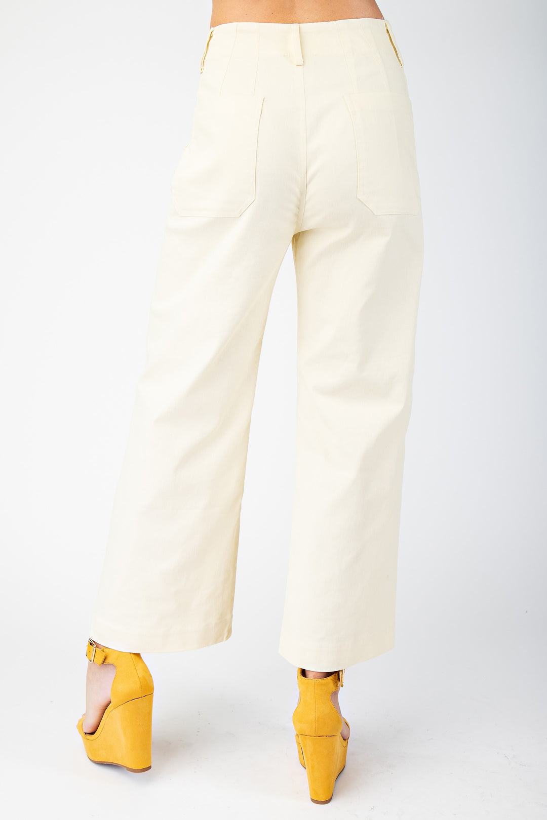 Cropped Wide Leg - Honey